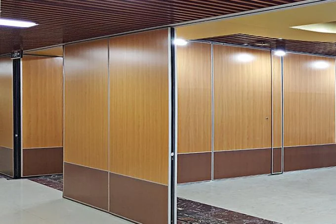 Hanging System Acoustic Room Dividers for Hotel with Single or double roller 3