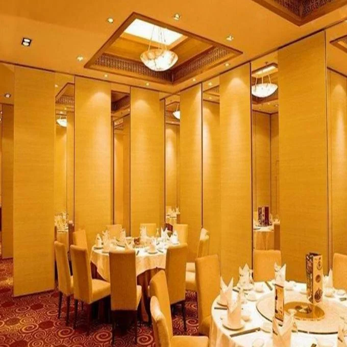 Hanging System Folding Partition Walls Aluminum Soundproof Movable Wall For Dining Room 1