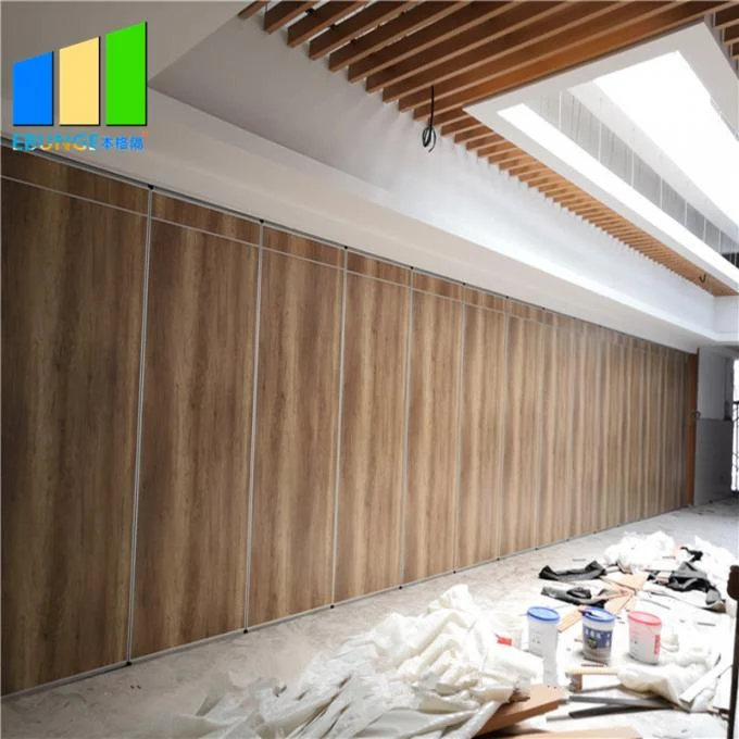 Hanging System Laminate Sound Proofing Foldable Room Dividers With Wheels 0