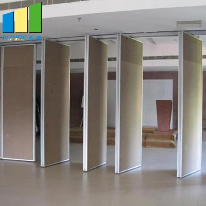 Hanging System Movable Acoustic Folding Sliding Partition Walls For Office 1