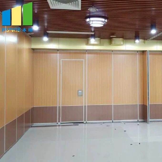Hanging System Movable Acoustic Folding Sliding Partition Walls For Office 0