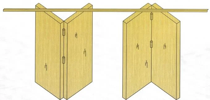Hanging System Operable and Movable Folding Partition Walls For Restaurant 0