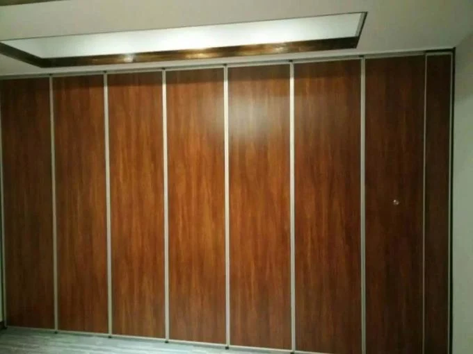 Interior Wooden Sound Proofing Acoustic Room Dividers / Folding Partition Wall 2