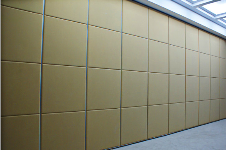 Heat Insulation Folding Movable Office Partition Walls With Multi Direction Wheels