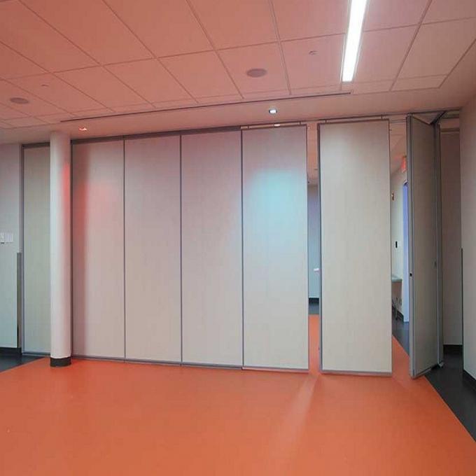 Height 6000 mm Folding Doors Mobile Soundproof Partitions For Convention Center 0