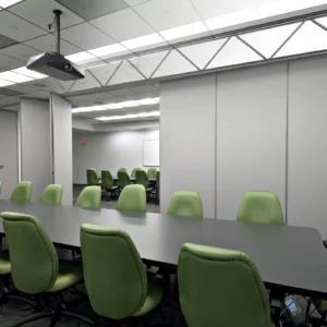 High Wooden Movable Acoustic Wall Partitions 500mm -- 1220mm width