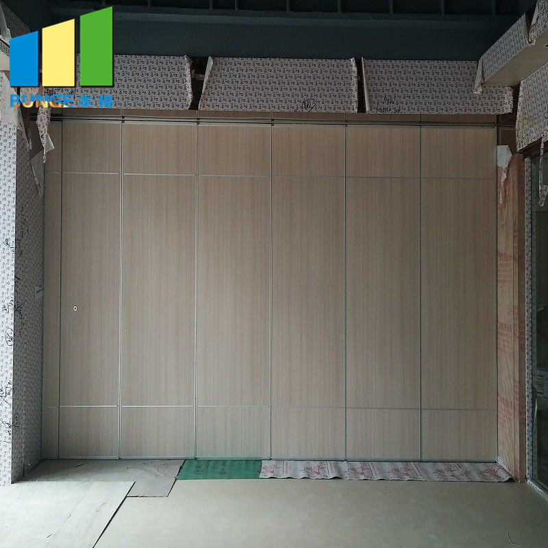 Hotel Acoustic Movable Sound Proof Partition Panel System With Door