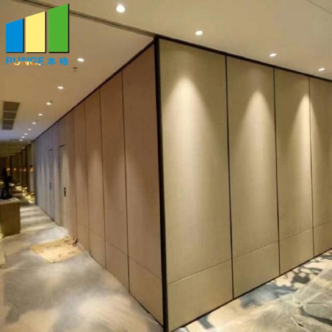 Hotel Acoustic Movable Sound Proof Partition Panel System With Door 2
