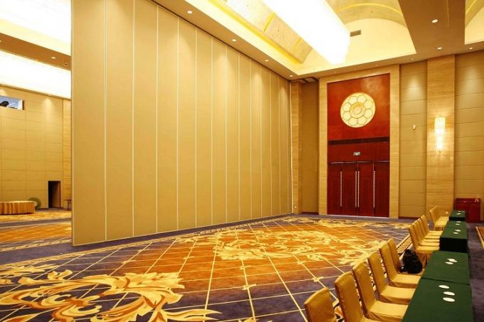Hotel Acoustic Rolling Operable Partition Walls With Sliding Door 2