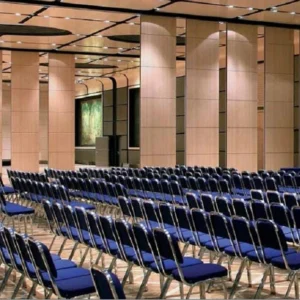 Hotel Acoustic Rolling Operable Partition Walls With Sliding Door