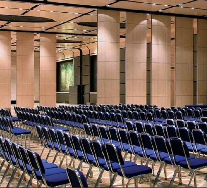 Hotel Acoustic Rolling Operable Partition Walls With Sliding Door