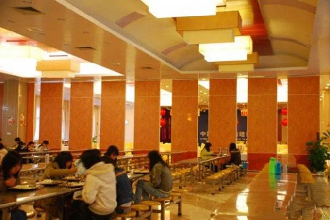 Hotel Banquet Hall Acoustic Movable Walls Floor To Ceiling Track Aluminium Wheel 1