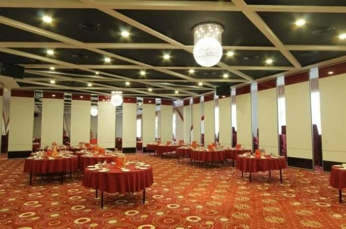 Hotel Banquet Hall Acoustic Partition Walls Landscaping Leather Finishes ISO 9001 0