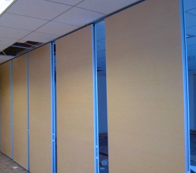 Hotel Banquet Hall Folding Partition Walls Melamine Fabric Finished ISO9001 0