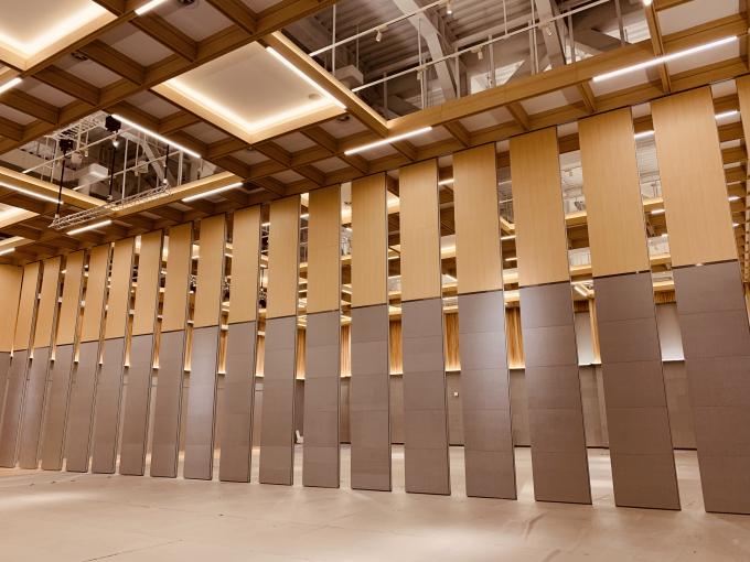 Hotel Floor to Ceiling System Sliding Soundproof Wall Partitions Panel Thickness 65mm 0