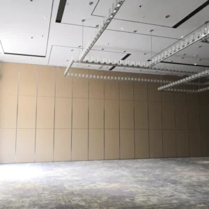 Hotel Floor to Ceiling System Sliding Soundproof Wall Partitions Panel Thickness 65mm