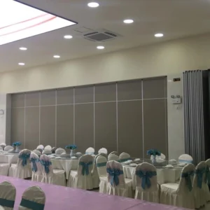 Hotel Folding Partition Wall , Wooden Acoustic Movable Partition
