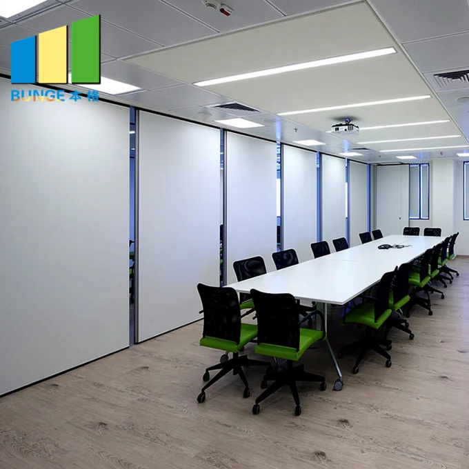 Hotel Folding Sliding Partition Wall System Banquet Acoustic Room Dividers For Restaurant 5