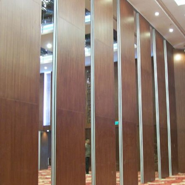 Hotel Folding Wooden Restaurant Soundproof Movable Partitions Walls 0