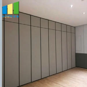 Hotel Hanging Acoustic Room Dividers Restaurant Folding Sliding Partition Wall System