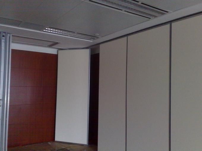 Hotel Leather Surface Acoustic Room Dividers , Panel Thickness 65 mm 1