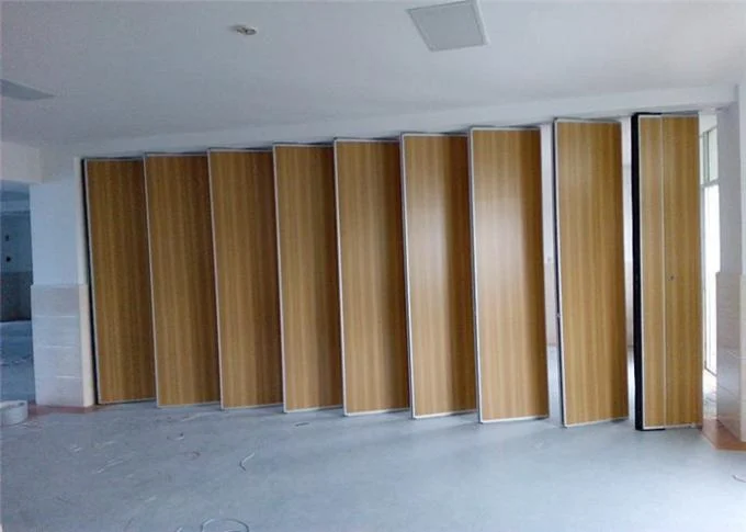 Hotel Movable Acoustic Folding Partition Walls Sliding Wood Doors 2