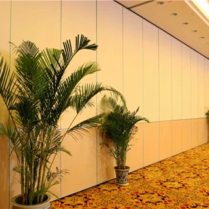Hotel Movable Partition Wall Systems With Track And Wheels