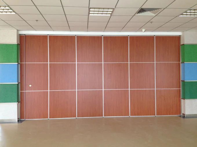 Hotel Removable Acoustic Partition Wall Aluminium Frame Melamine Surface 1