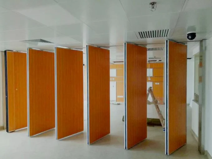 Hotel Removable Sliding Acoustic Partition Wall Collision Resistant 2