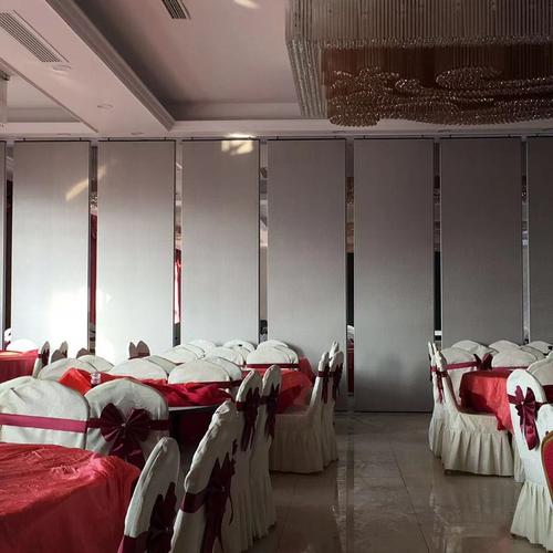 Hotel Removable Wall Partitions Floor To Ceiling Sliding Aluminium Track System 1