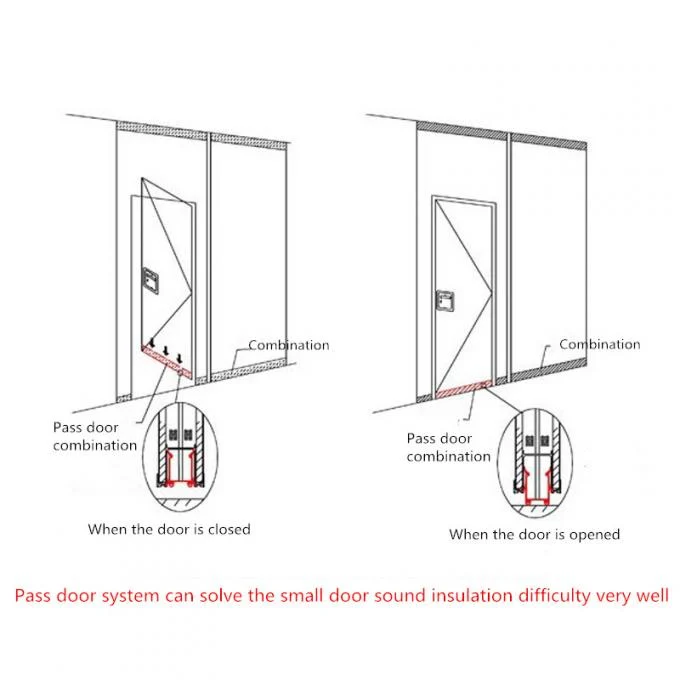 Mirror Surface Soundproof Movable Panel Folding Partition Wall For Gym Dance Room 1