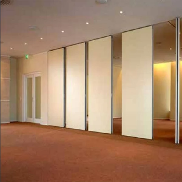Hotel Wooden Operable Sliding Folding Partition / Acoustic Movable Partition Wall 2
