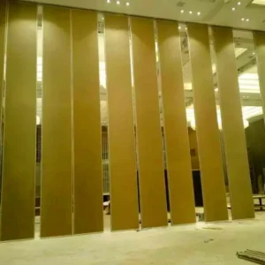 Insulated Decorative Sliding Ceiling Panels , Meeting Room Wooden Partition Wall
