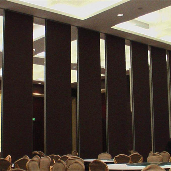 Interior Aluminum Sliding Folding 65mm Movable Partition Walls For Meeting Room 2
