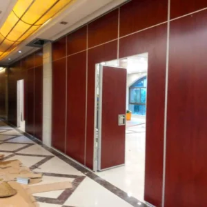 Interior Commercial Auditorium Folding Room Dividers With Aluminium Track Roller