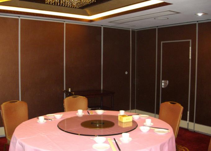 Interior Hanging Decorative Acoustic Folding Movable Wall Partitions System 2