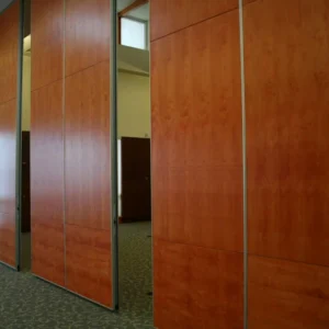 Interior Material Sliding Door Movable Wall Folding Room Partitions Aluminium Profile