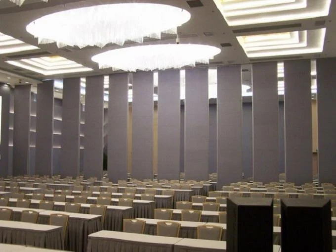 Interior Movable Sound Proof Folding Wooden Partition Wall For Function Room 0
