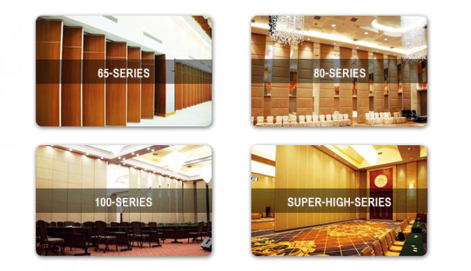 Interior Position Sliding Partition Walls For Banquet Hall Sound Insulation / Fireproof 2