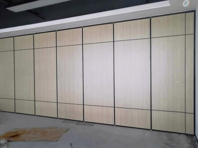 Interior Position Sliding Partition Walls For Banquet Hall Sound Insulation / Fireproof 0