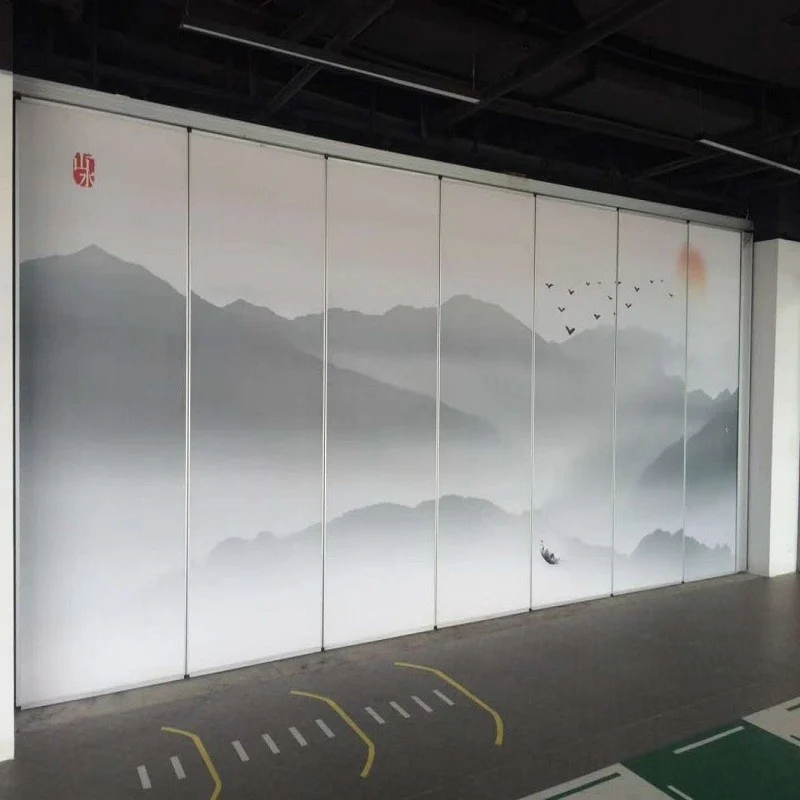Interior Removable Sliding Folding Partition Acoustic Room Dividers Easy To Operate