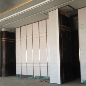 Interior Sliding Door Soundproof Hotel Partition Walls Folding Operable Partitions For Banquet Hall With Various Colors
