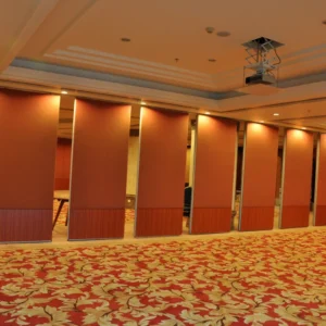 Interior Sliding Door Soundproof Hotel Partition Walls Folding Operable Partitions For Banquet Hall With Various Colors