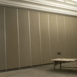 Interior Soundproof Aluminium Hotel Movable Partition Walls with Sliding Door Roller