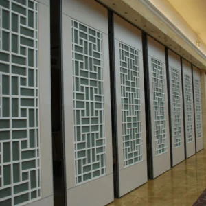Interior Suspended Sliding Glass Folding Partition 4 Standard / Parking Track Systems
