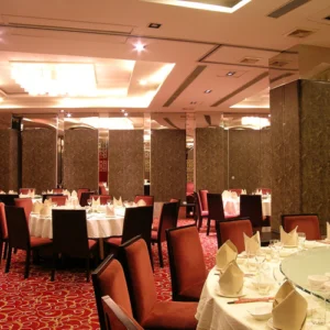 Interior Suspended Sliding Partition Top Hung Movable Partition , 65mm Melamine Surface