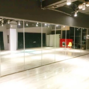 Interior Wood Commercial Furniture Folding Partition Wall Less Than 6m Height