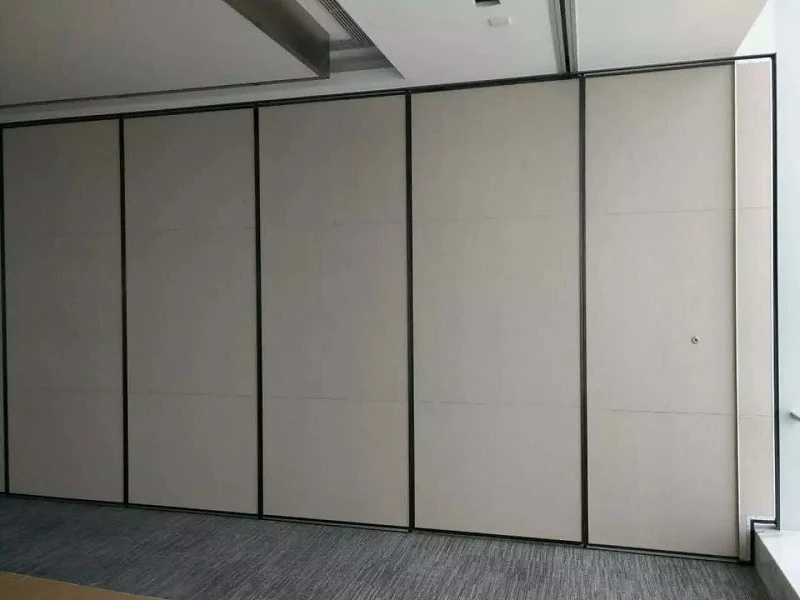 Interior Wood Folding Doors Office Acoustic Room Dividers , Sound Proof Movable Partition Walls