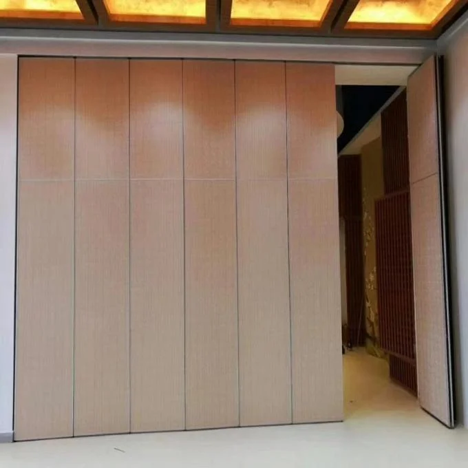 Interior Wood Melamine Surface Folding Room Partitions Max 4000mm Height 0