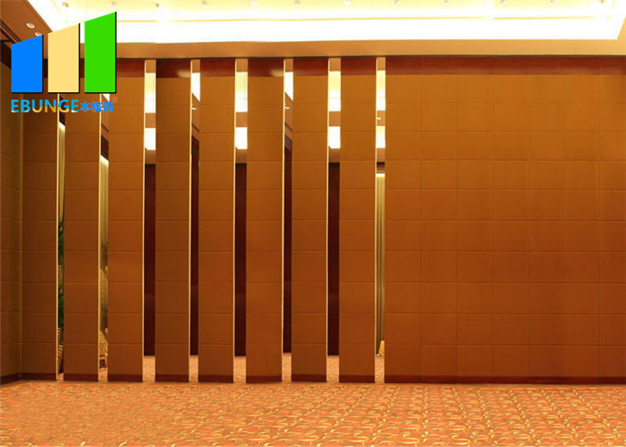 Interior Wood Movable Temporary Sliding Wall Sound Proof Partition
